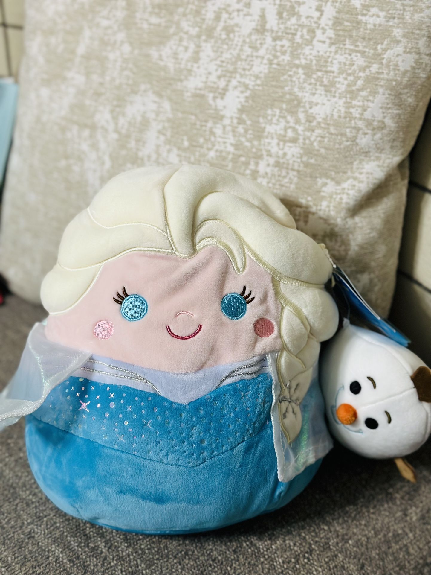 Elsa & Olaf Squishmallow