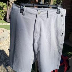 $1 Quiksilver Amphibian Grey Shorts, Size 32, Great Condition
