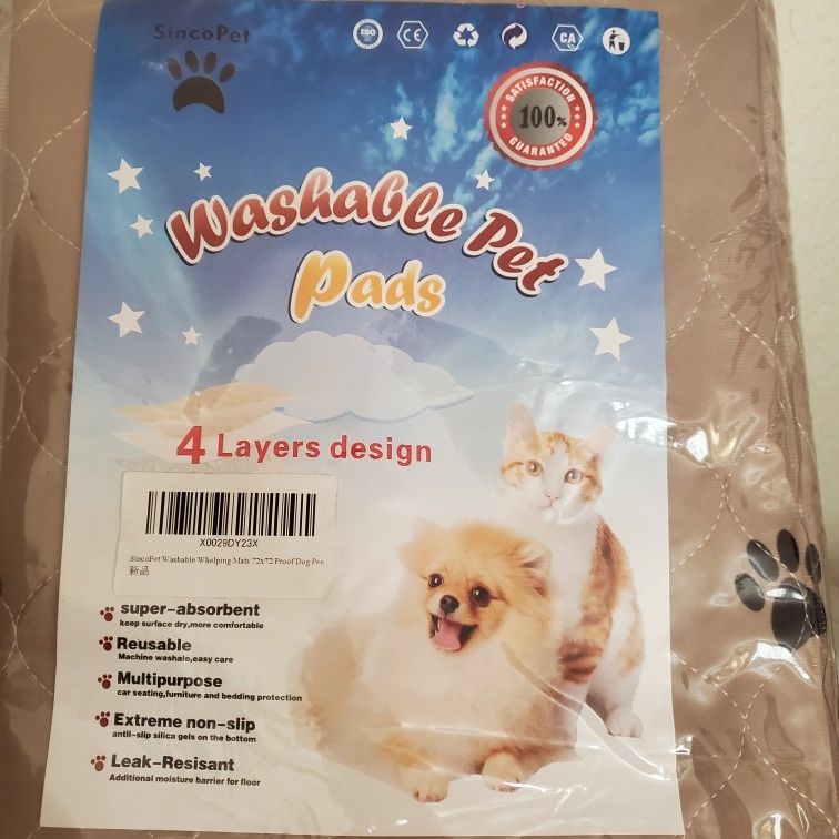 Washable Pet Fabric Pads