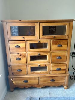 NC made knotty pine dressers