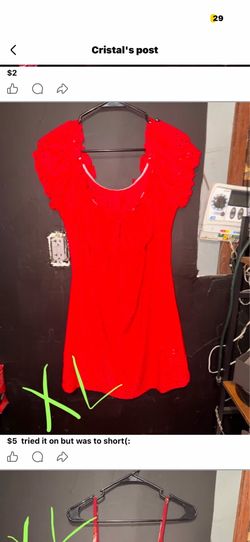 Red XL mini dresss