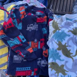 Toddler Boy Fleece Pajamas Size 3T