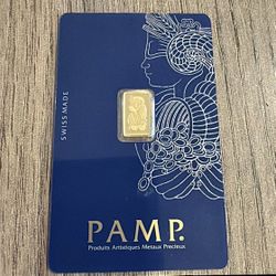 Excellent Genuine 2.5G Swiss Pamp 24k Gold Bar ! 