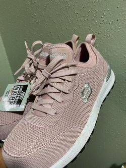 Skechers Women's Work Bulkin Balran steel Toe Sneakers Pink Size 7 new no box