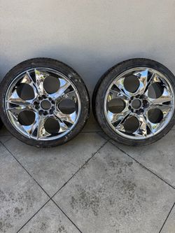 18 in. Chrome wheels