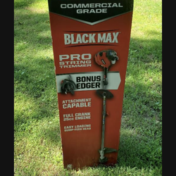 Black max landscaping equipment