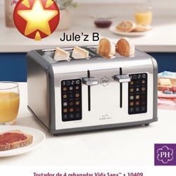 Princess House. Tostador Para 4 Rebanadas Nuevo En Su Caja 