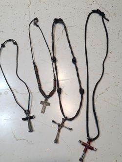 Unisex cross necklaces