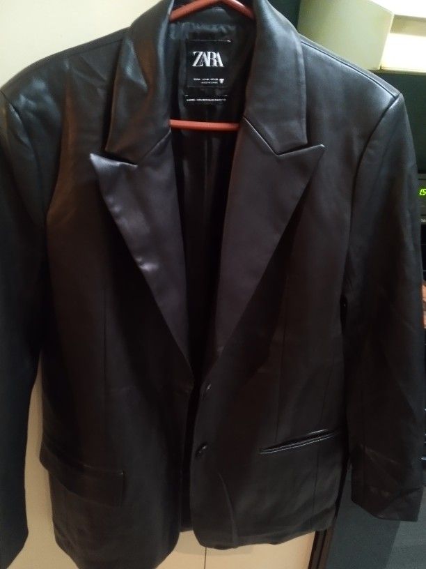 women's faux leather jacket 