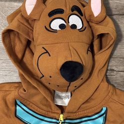 🚨Bargain: 🎃👻 Kids Halloween Costume: Scooby Doo🐾 Hoodie, Furry Paws, Youth Small (brand new)