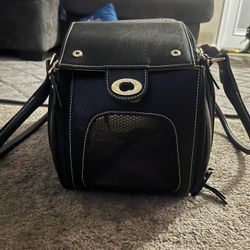 New Pleather Dog Carrier 