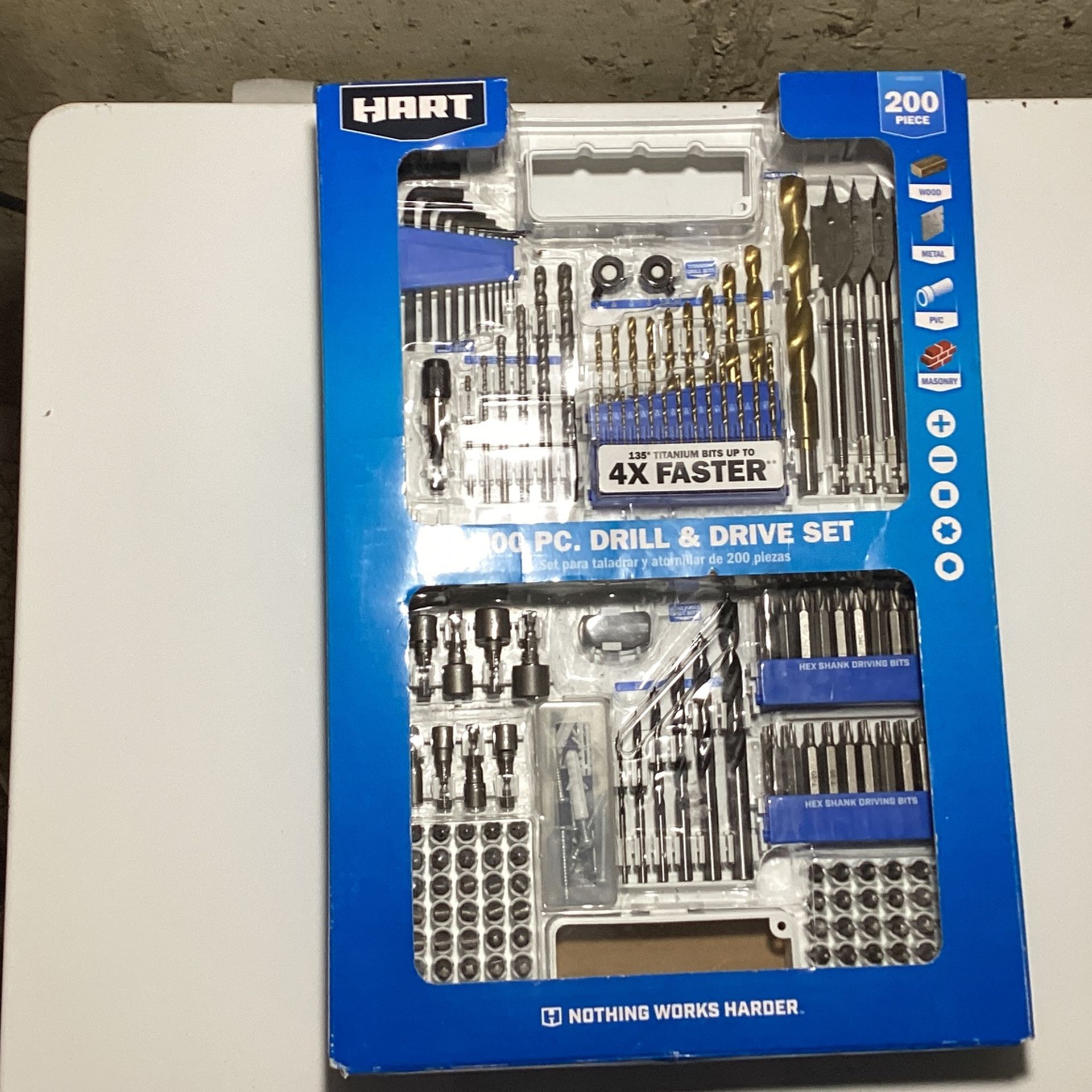 200 Piece Hart Drill And Drive Set Price Negotiable Need Gone