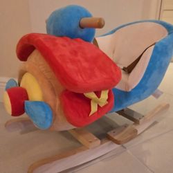 Mecedor Infantil de Madera en Forma de Avión – Montessori