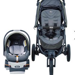 Activ3 Jogging Stroller Travel System - Solar