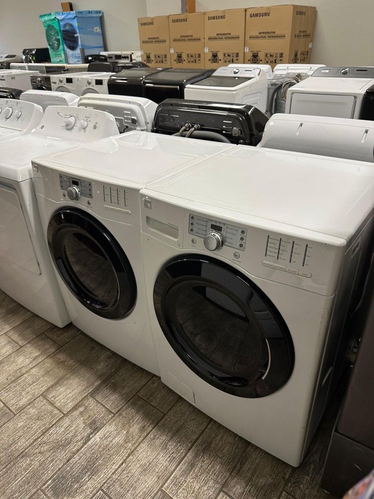Kenmore elite washer and dryer set electric with warranty