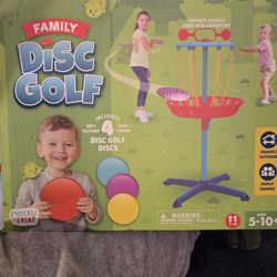 Kids disc golf game