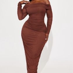 Ruched Maxi Dress ! Size 3X 