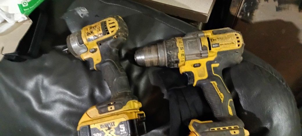 Hammer Drill And 3/4 Inch Impact Brushless 20 V
