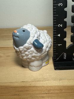 Vintage Fisher-Price Little People Nativity Scene Sheep 2008 #scrappy
