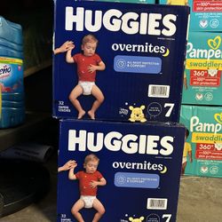 Huggies Overnights 20$ EACH BOX 