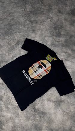 BAPE Plaid Ape Head T-Shirt – Black