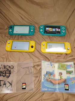 4 Nintendo Switch Lite Consoles with 2 FREE Games!