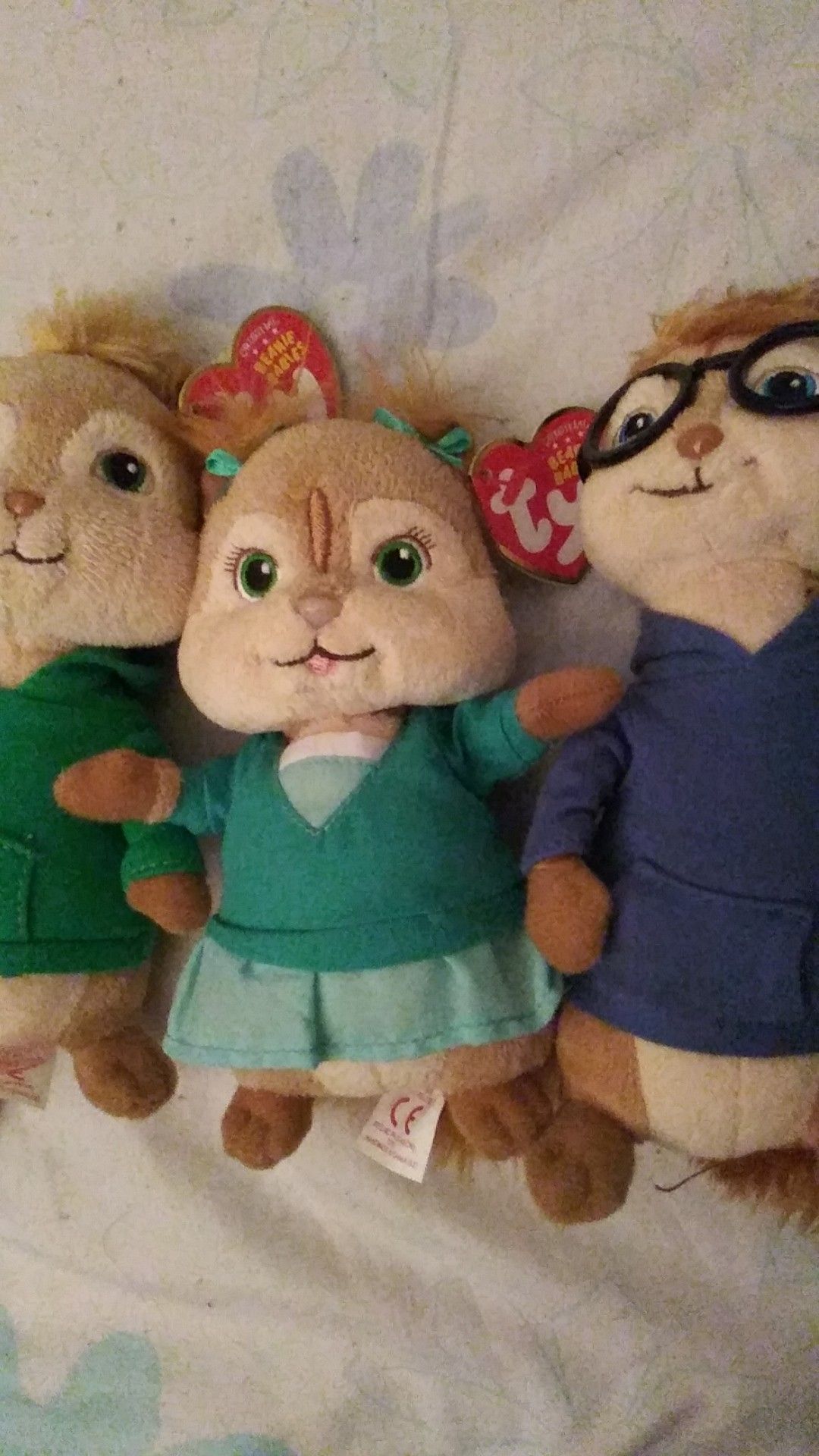 Alvin and the chipmunks beanie babies