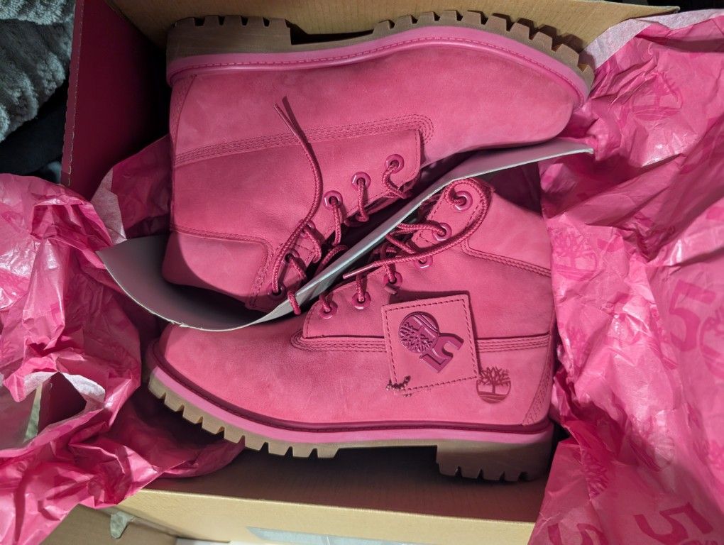 Timberland Tims, Boots. Pink Size 5