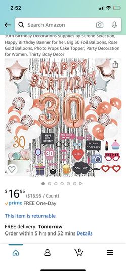 Birthday balloons