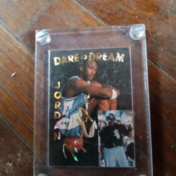 Michael Jordan Dare To Dream Signature Card