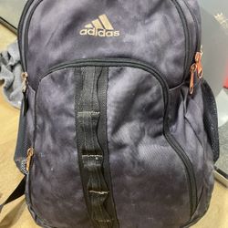 Adidas 6 Backpack, Stone Wash Carbon/Rose Gold