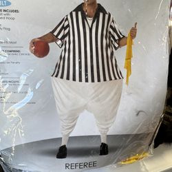 Unisex Funny REFEREE Costume With Hoop in there
