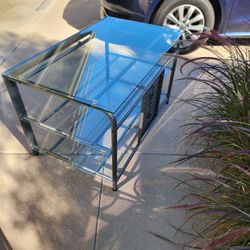 3 Tier Glass TV Stand