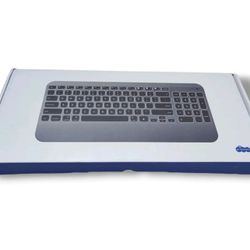 NEW Curved Ergonomic 3 Channel Bluetooth Keyboard for Mac & Tablets

