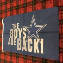 Brand new Dallas Cowboys banner flag