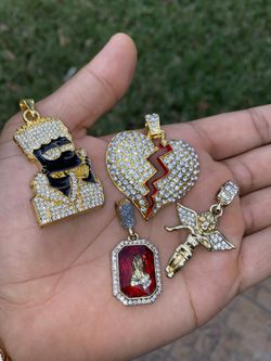 CZ Diamond Pendants 