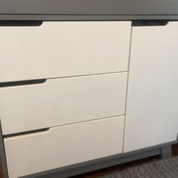 Baby letto Changing Table Grey And white 