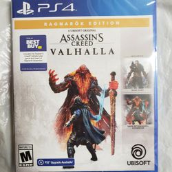  PS4 Assasins Creed Valhalla Ragnorock Edition Brabd New 