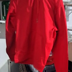 (BB  - 25)  SPORT TEK RED HOODIE SIZE X-SMALL