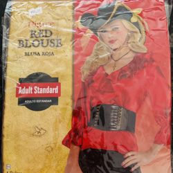 Red Ruffle Shirt