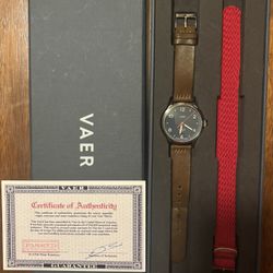 Vaer A5 Navy 40mm Automatic USA Assembly 