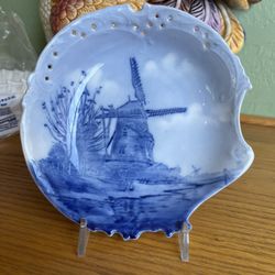 Rosenthal Blue Windmill Dish