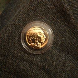 Very Rare 1937 Golden Indian Head Buffalo Nickel