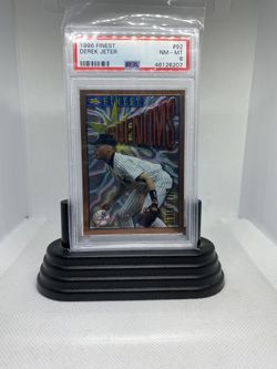 Derek Jeter 1996 Topps “Finest Phenoms, Graded PSA 8” Rookie Card (92)
