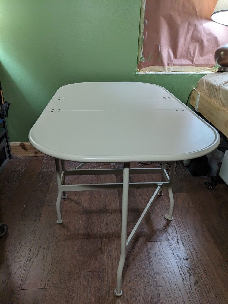 Ikea Saltholmen Folding Metal Table