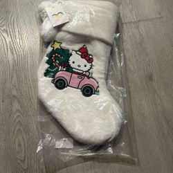 Hello Kitty Car Stocking Christmas White Pottery Barn
