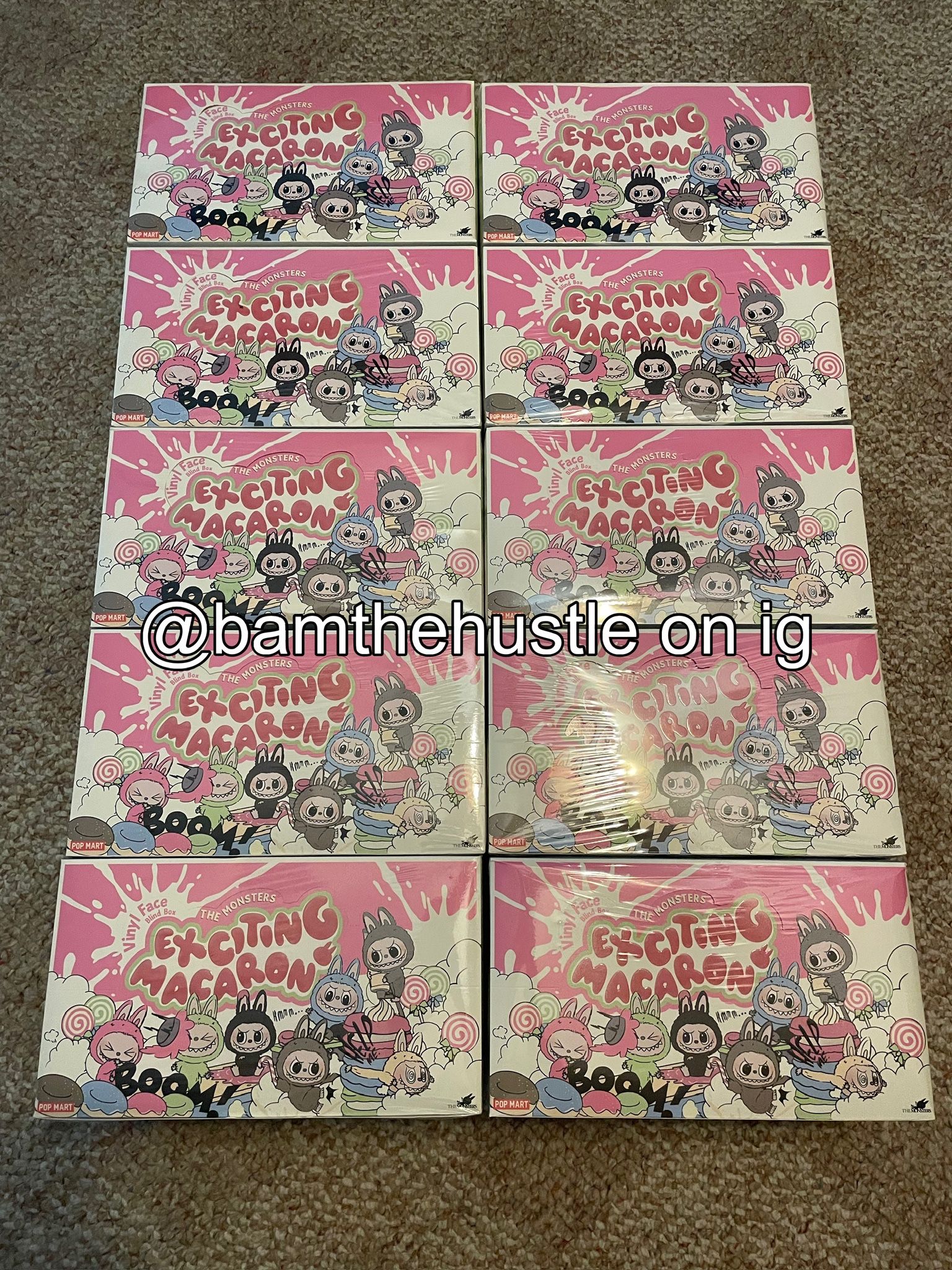 LABUBU - Pop Mart Labubu “The Monsters Exciting Macaron” (6 Blind Boxes) *REAL*