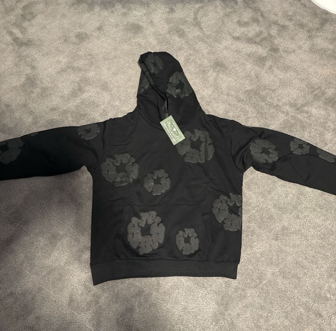 Denim Tears Hoodie Black And Grey