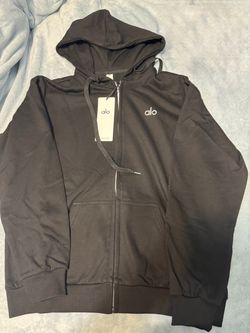 Alo Yoga Full-Zip Hoodie Black