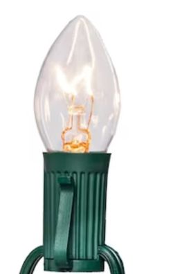 3 Box's Of New C9 WHITE LIGHTS Christmas Lights Big Bulbs